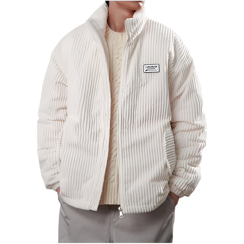 Mens Corduroy Puffer Jacket