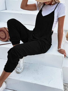 All Seasons Casual Fitted Sleeveless Romper, Moderate Thickness Fabric, Perfect for Daily Wear & Travel, One Piece