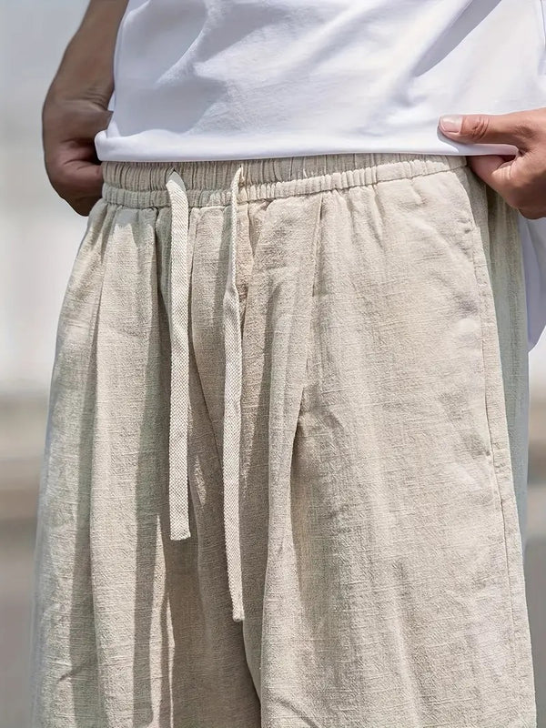 Men's Linen Pants Relaxed Fit
