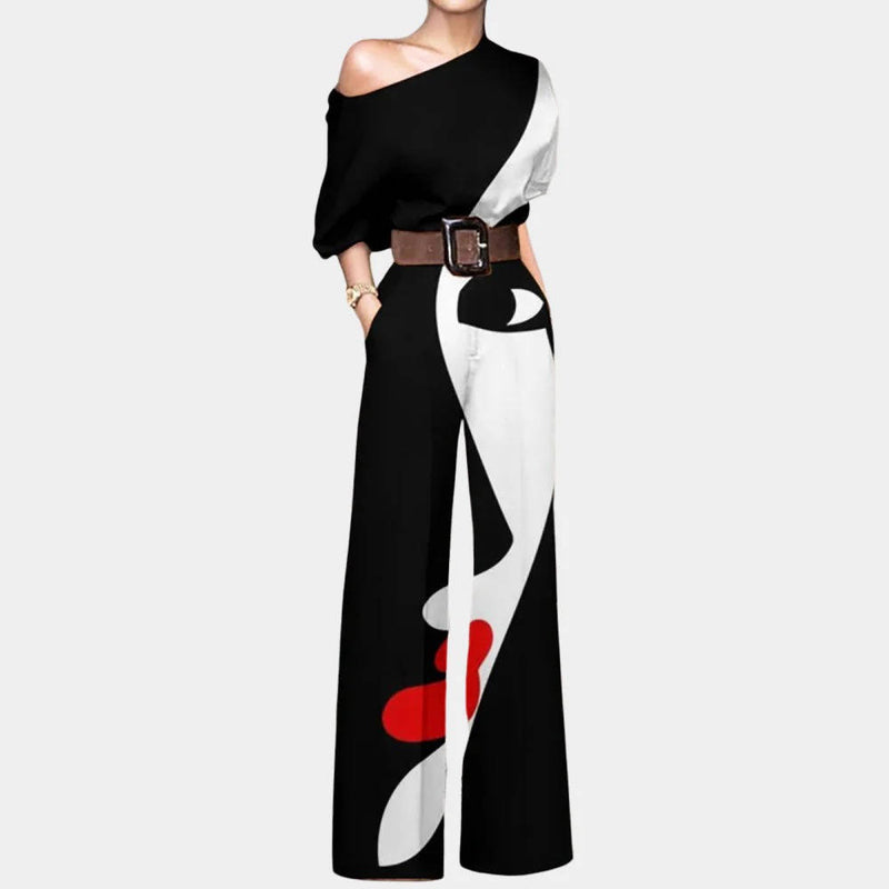 Off Shoulder Formal Jumpsuit Women