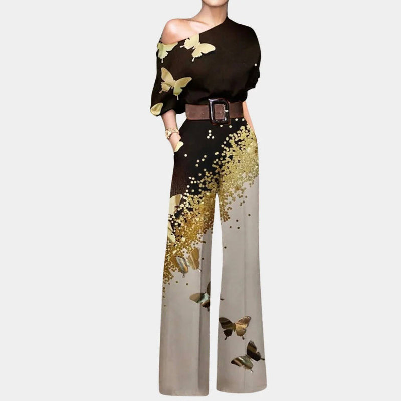 Off Shoulder Formal Jumpsuit Women