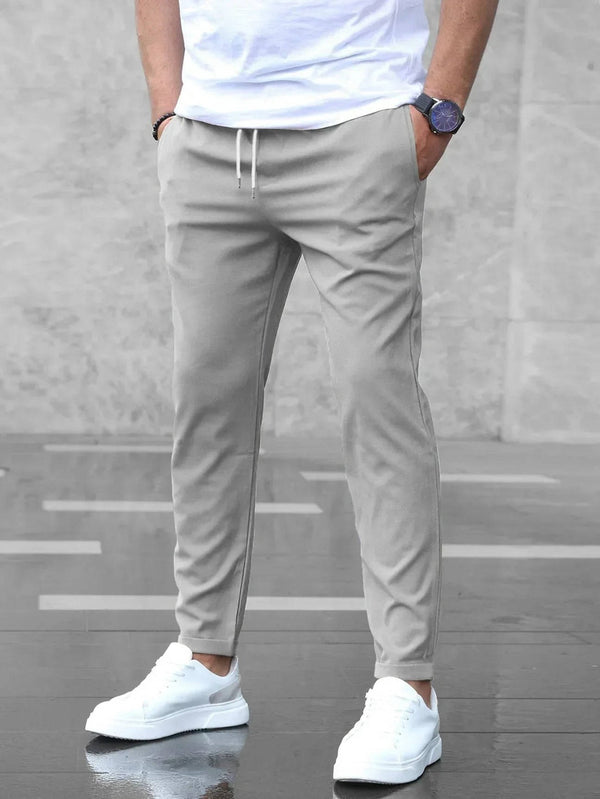 Men's Casual Slim Fit Drawstring Pants