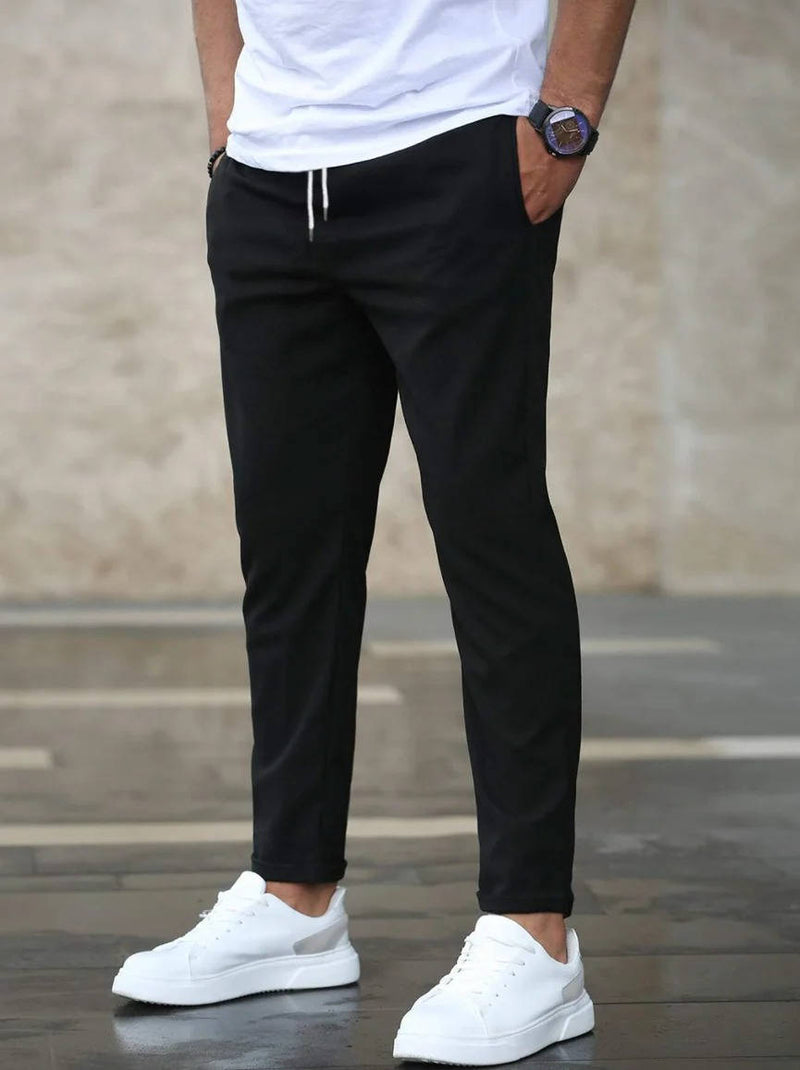 Men's Casual Slim Fit Drawstring Pants