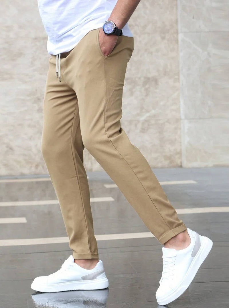 Men's Casual Slim Fit Drawstring Pants