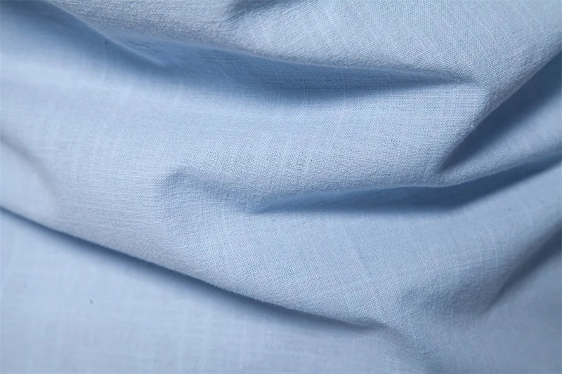 Slim Fit Mandarin Collar Button Down Shirt For Men