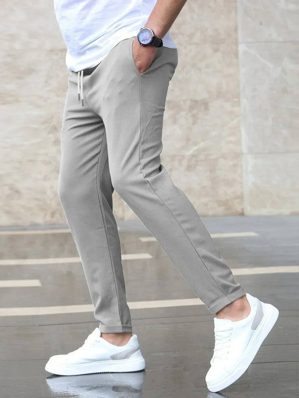Men's Casual Slim Fit Drawstring Pants