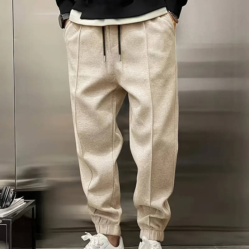 Jogger Sweatpants Men With Pleats