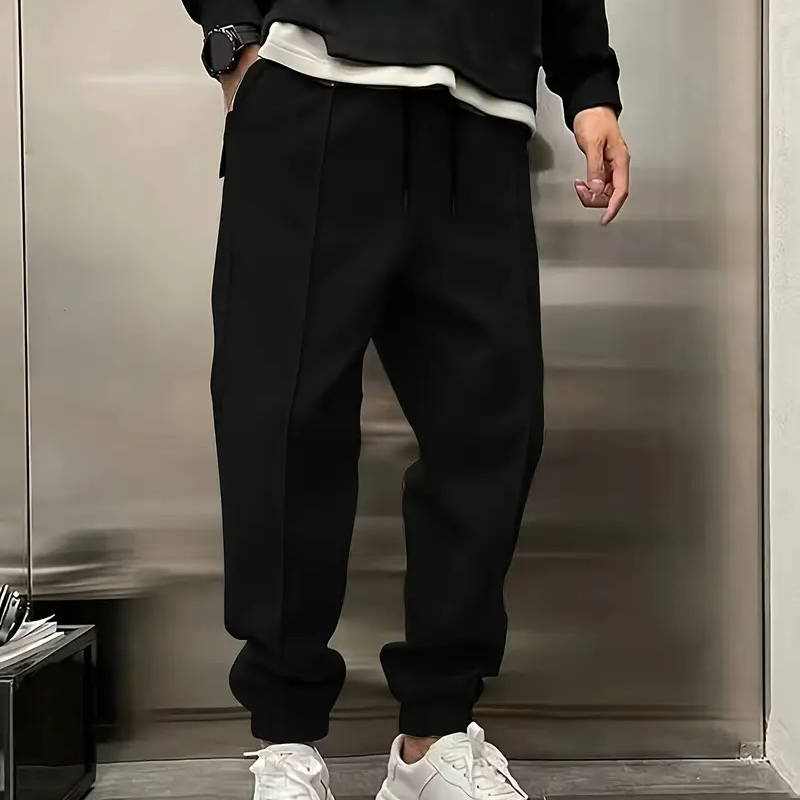 Jogger Sweatpants Men With Pleats
