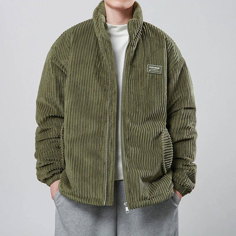 Mens Corduroy Puffer Jacket