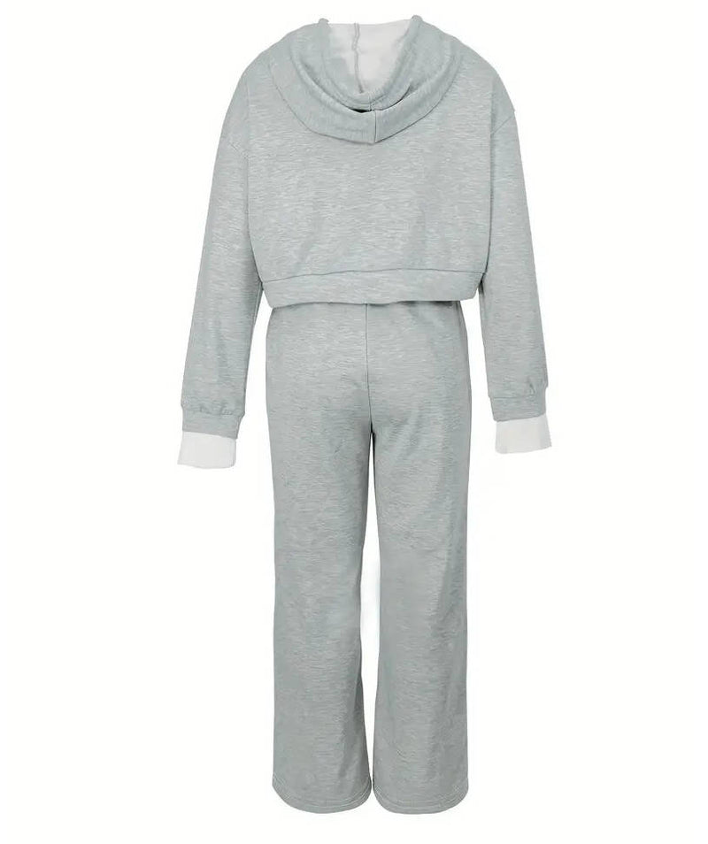 Women's Casual Hoodie Tracksuit Set