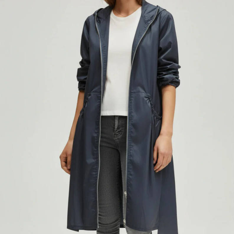 Women's Long Waterproof Jacket