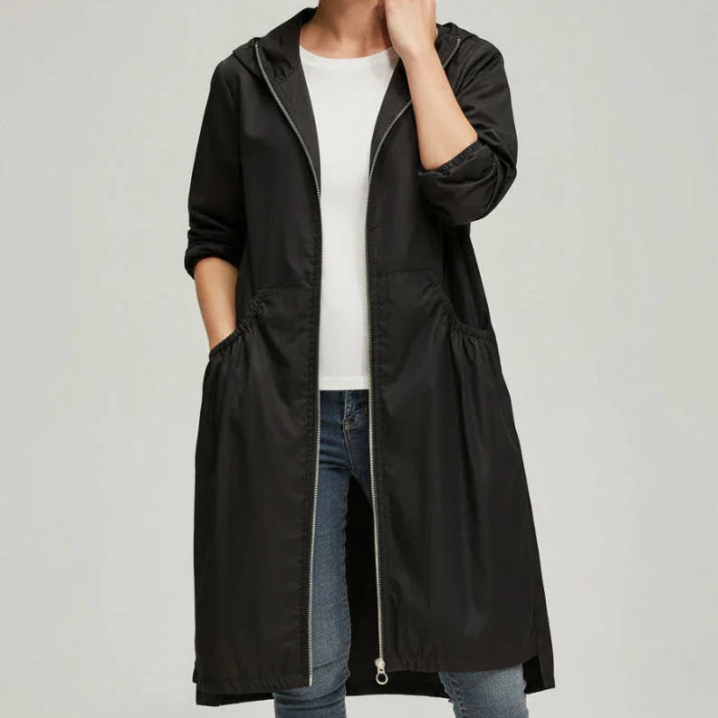 Women's Long Waterproof Jacket