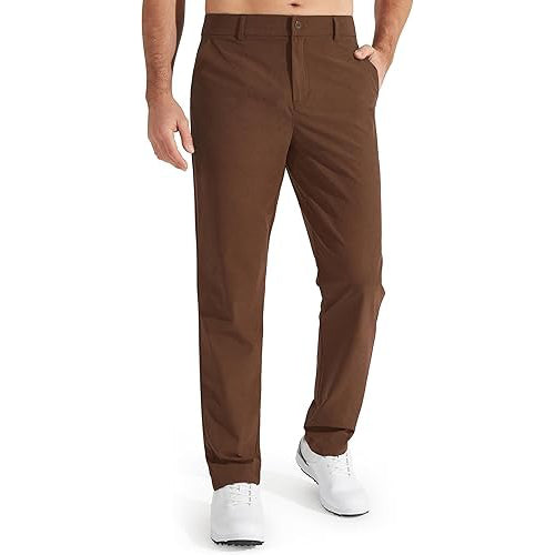 Mens Golf Pants Stretch Quick Dry Work Dress