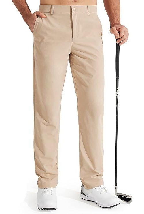 Mens Golf Pants Stretch Quick Dry Work Dress