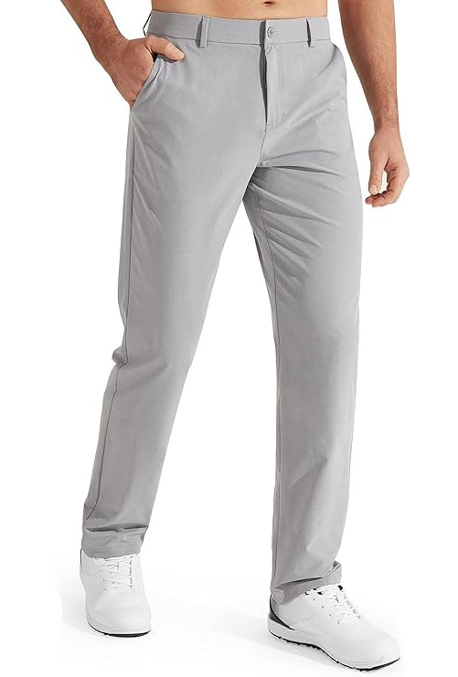 Mens Golf Pants Stretch Quick Dry Work Dress