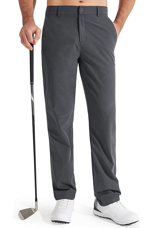 Mens Golf Pants Stretch Quick Dry Work Dress