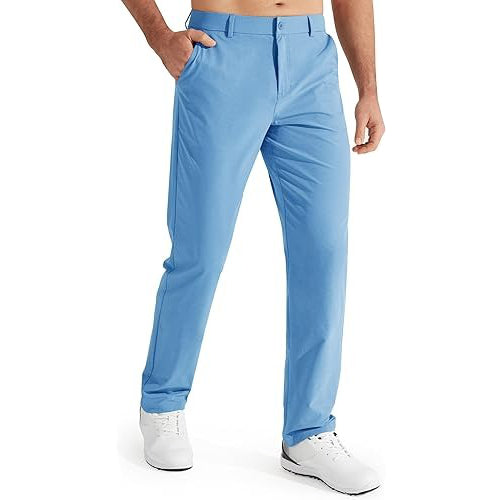 Mens Golf Pants Stretch Quick Dry Work Dress