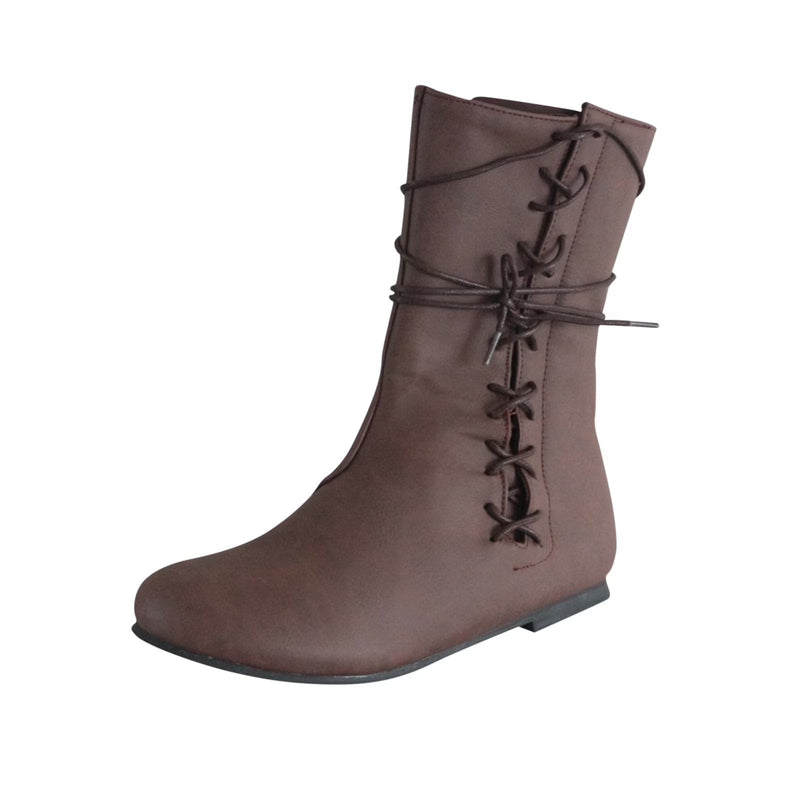 Medieval Viking Leather Boots