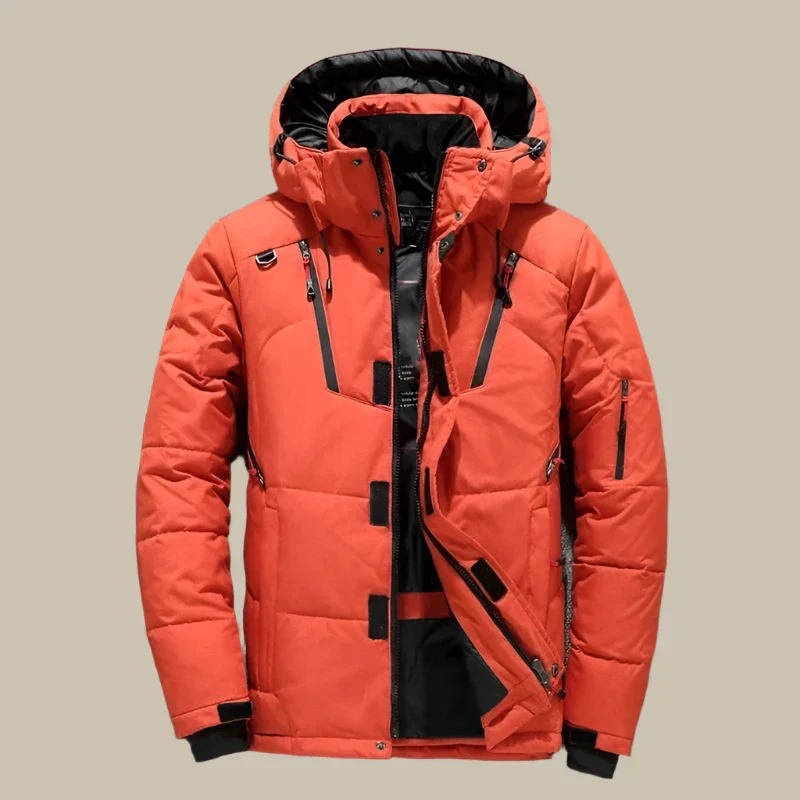 Insulated Winter Jacket with Hood