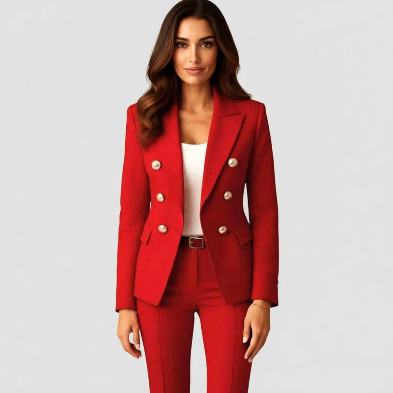 Women’s Blazer And Trousers Suit Set