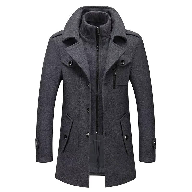 Slim Fit Winter Coat For Men