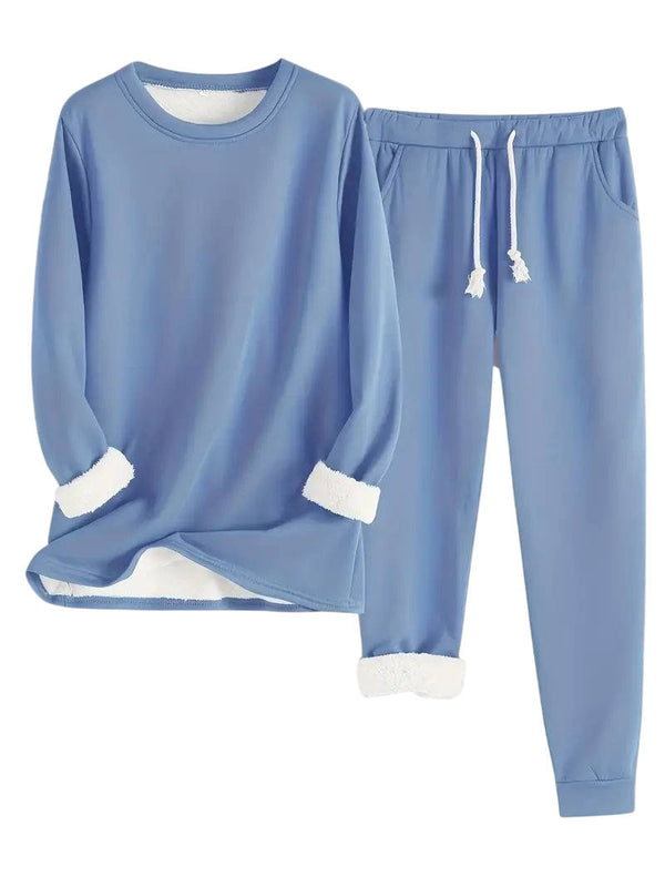 Women's Fleece Lined Sweatsuit Set