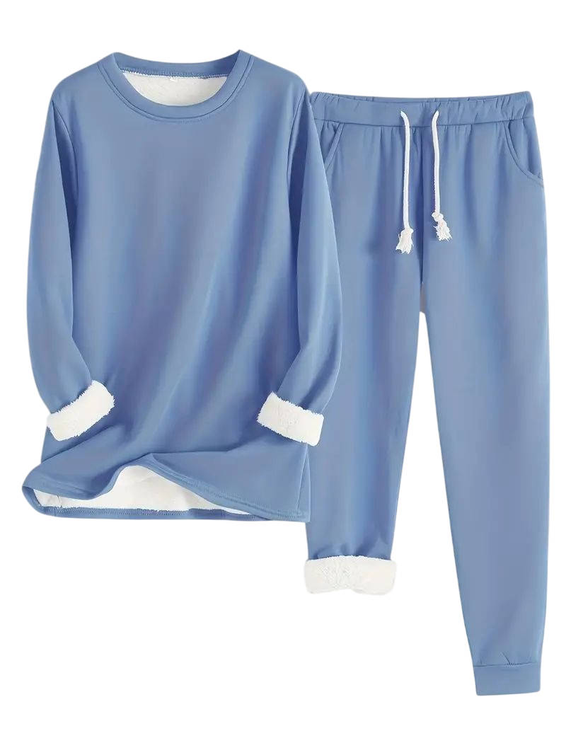 Women's Fleece Lined Sweatsuit Set