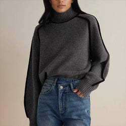 Designer Inspired Women's Turtleneck Sweater