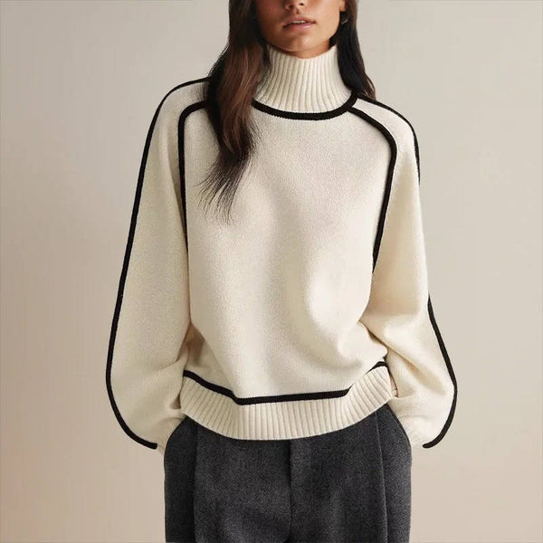 Designer Inspired Women's Turtleneck Sweater