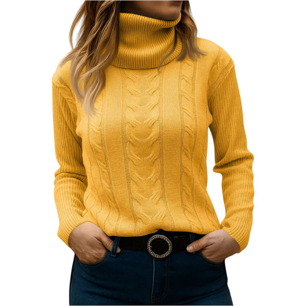 Women's Turtleneck Sweater: Relaxed And Elegant