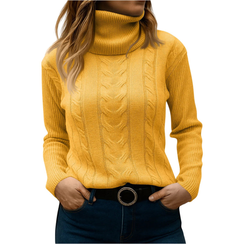 Women's Turtleneck Sweater: Relaxed And Elegant