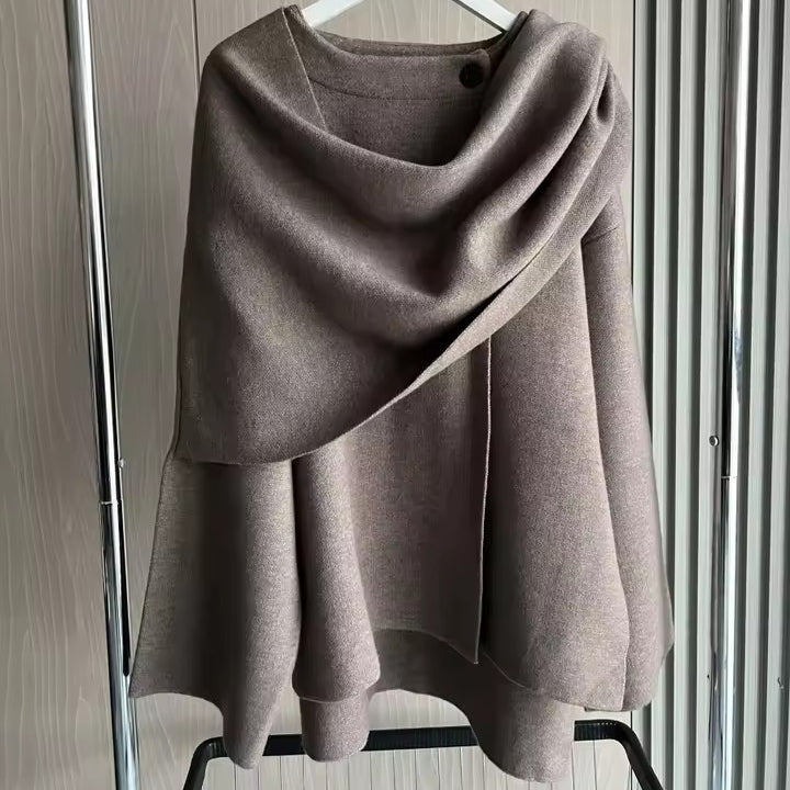 Draped Cape Jacket