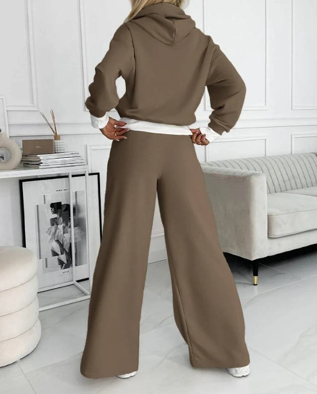 Women's Casual Hoodie Tracksuit Set