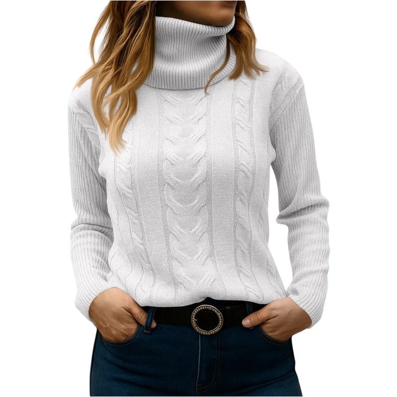 Women's Turtleneck Sweater: Relaxed And Elegant