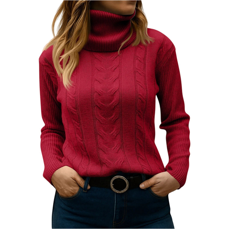 Women's Turtleneck Sweater: Relaxed And Elegant