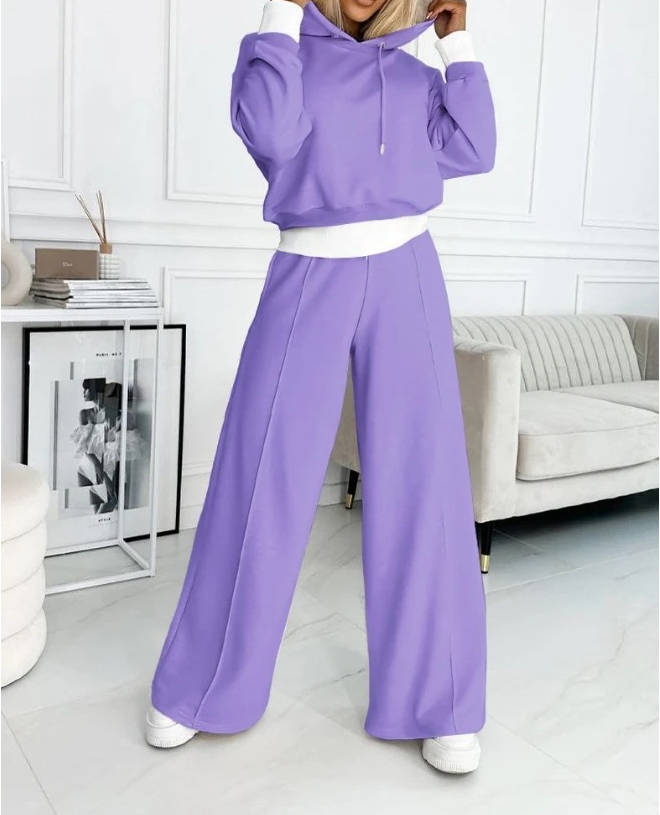 Women's Casual Hoodie Tracksuit Set