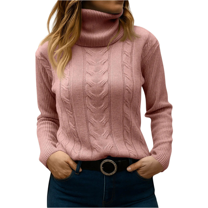 Women's Turtleneck Sweater: Relaxed And Elegant