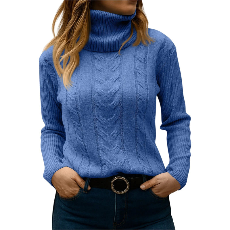 Women's Turtleneck Sweater: Relaxed And Elegant
