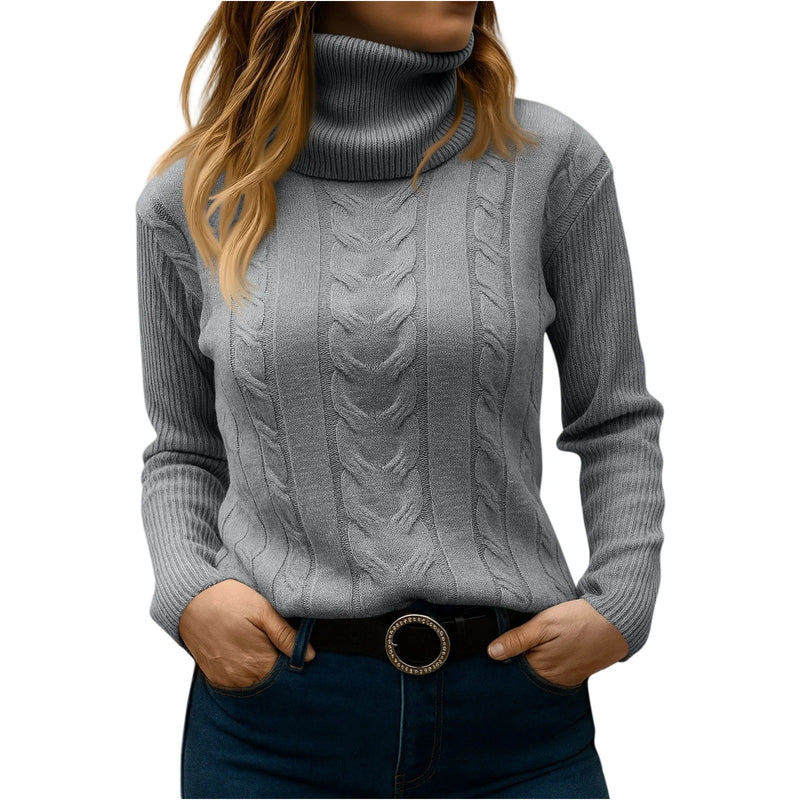 Women's Turtleneck Sweater: Relaxed And Elegant