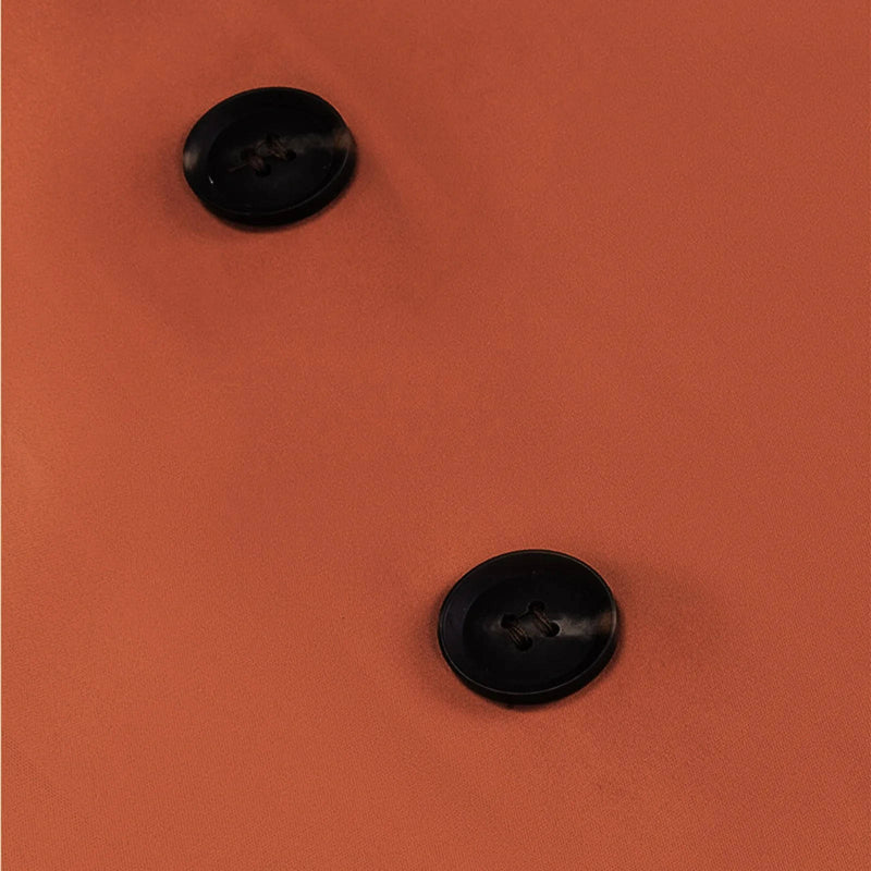 Men's Double Breasted Trench Coat Long & Waterproof