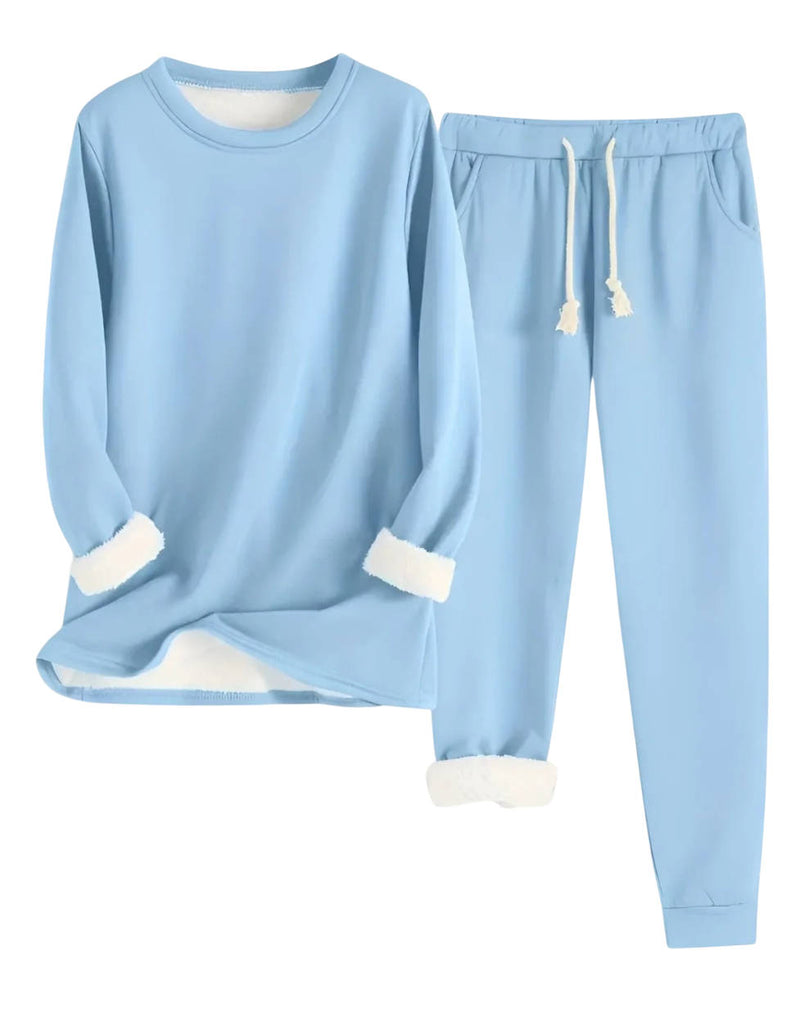 Women's Fleece Lined Sweatsuit Set