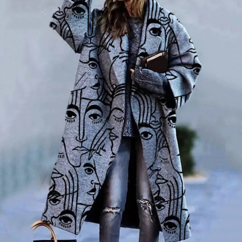 Womens Long Winter Coat Wool