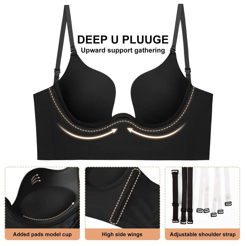 Backless Bra with Comfort and Support