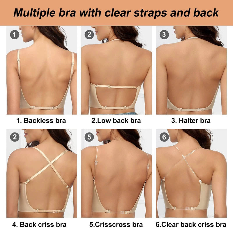 Backless Bra with Comfort and Support