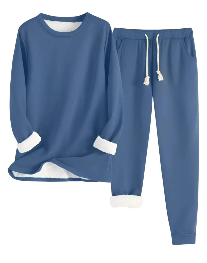 Women's Fleece Lined Sweatsuit Set