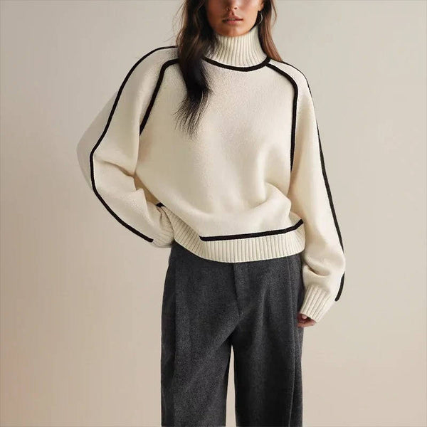 Designer Inspired Women's Turtleneck Sweater