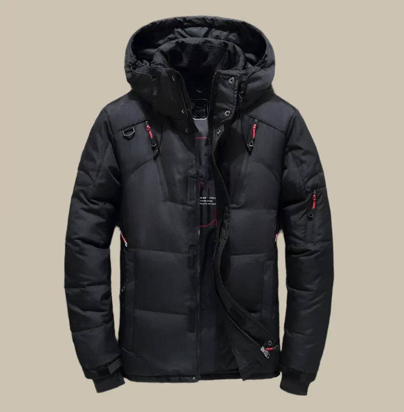 Insulated Winter Jacket with Hood