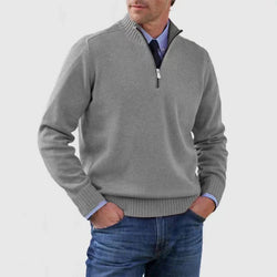 Men's Quarter Zip Sweater Business Casual