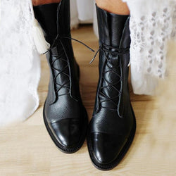 Keilani - Elegant Lace-up Boots For Women