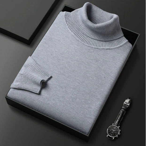 Men's Premium Turtleneck Sweater